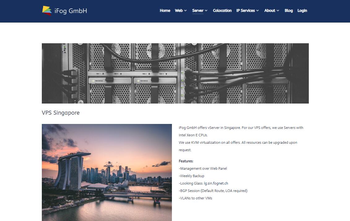 iFog GmbH新加坡VPS测评 – 适用移动联通网络插图