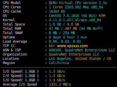 HostDare美国NVMe VPS硬件测试