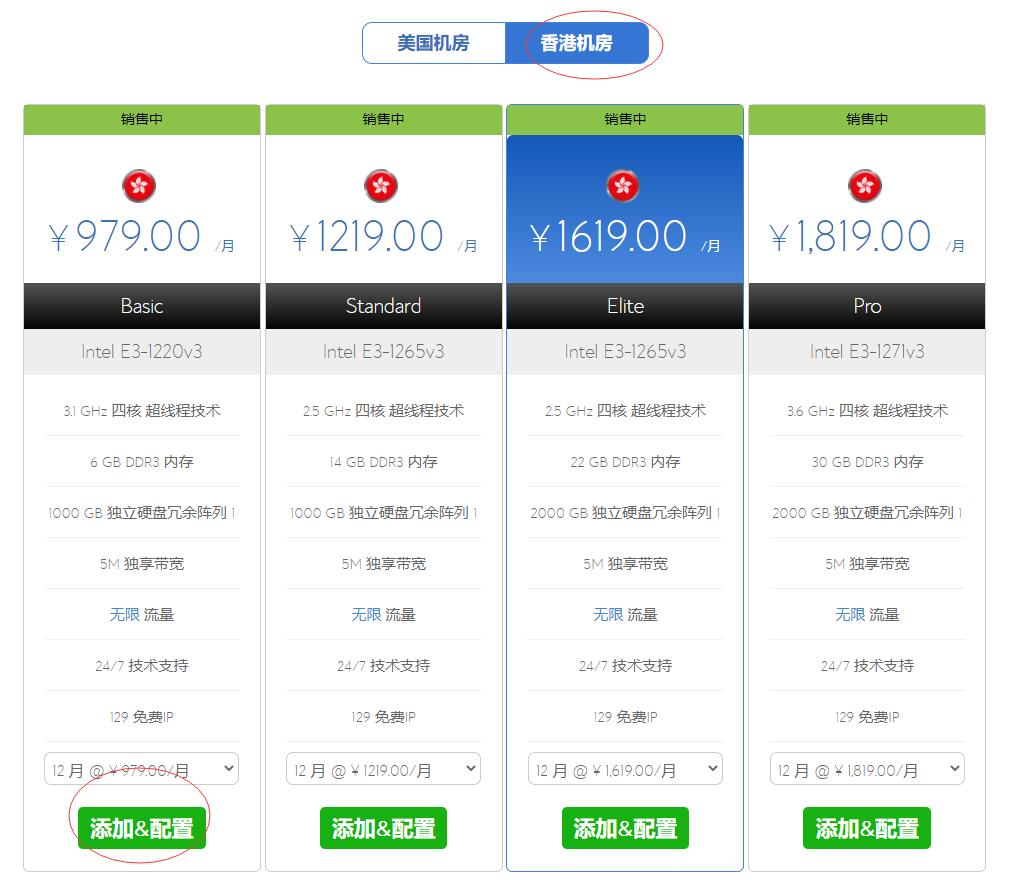 Bluehost香港站群服务器推荐 – 129个IP支持并赠送DDoS防护插图2