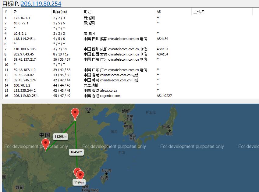 华纳云香港高防服务器测评 – CN2 GIA线路插图3