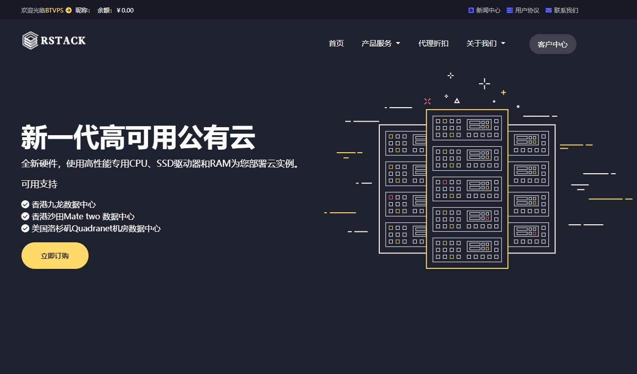 BTVPS香港VPS怎么样测评介绍 – 沙田机房插图