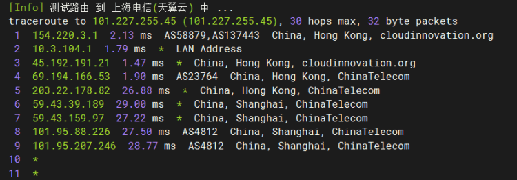 UFOVPS香港云服务器CN2 GIA精品网络速度和性能测评插图4