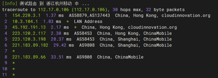 UFOVPS香港云服务器CN2 GIA精品网络速度和性能测评插图6