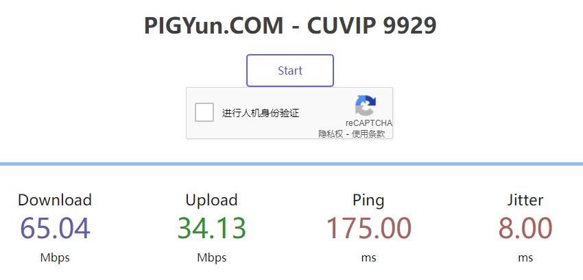 PIGYun猪云美国VPS测评 – CN2 GIA/AS9929线路支持插图6