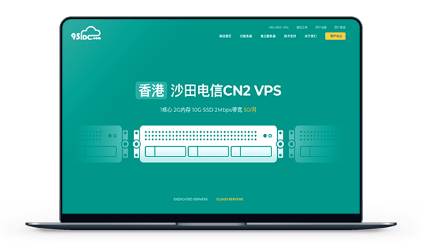 95IDC – 香港沙田 三网回程CN2 带宽2M 月付25元插图