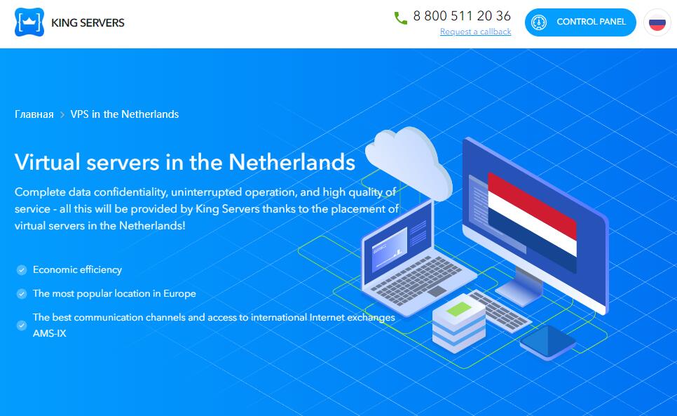 KingServers：荷兰VPS测评 – 最低4美元提供无限流量插图