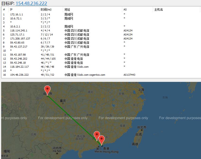 云创网络香港服务器详细测评 – CN2 GIA线路插图2