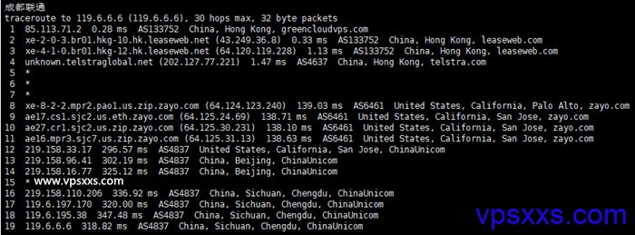 GreencloudVPS香港DC02机房联通回程