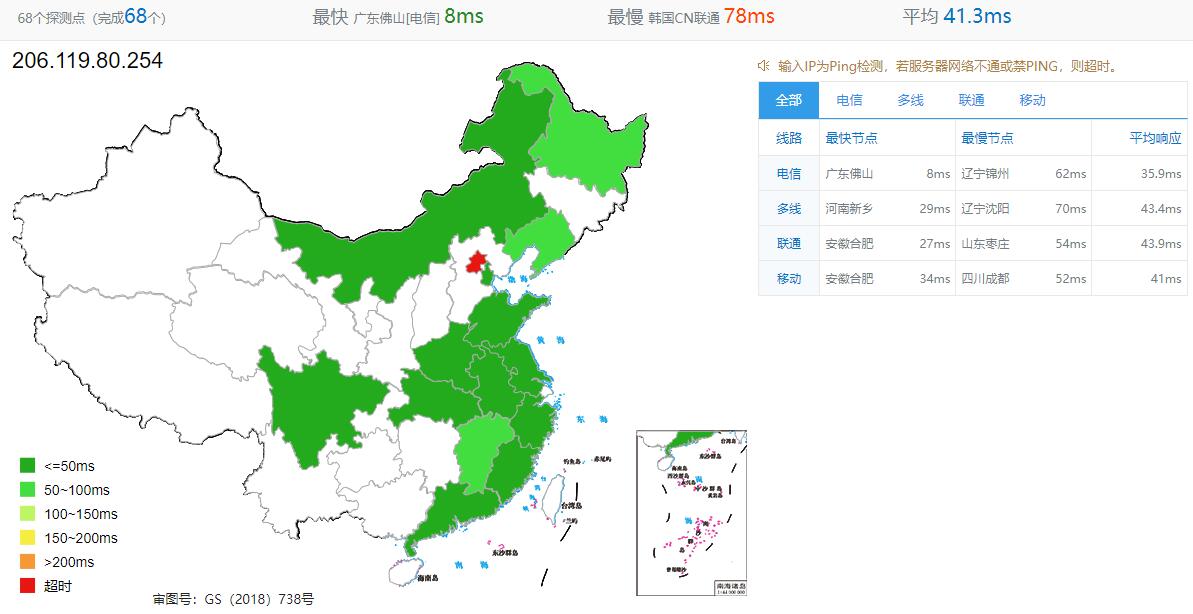 华纳云香港高防服务器测评 – CN2 GIA线路插图2