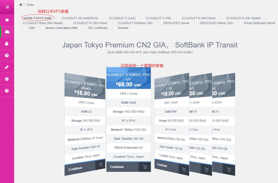 GigsGigs便宜日本VPS推荐 – CN2 GIA和日本软银线路支持插图1