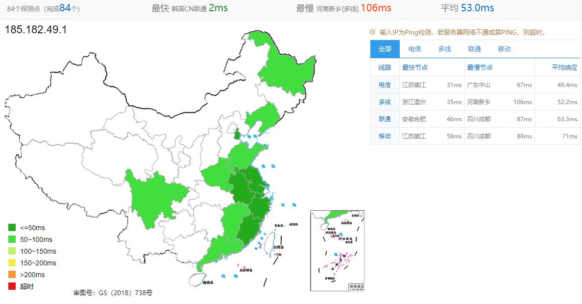 弘速云韩国VPS测评 – 双向CN2线路插图2