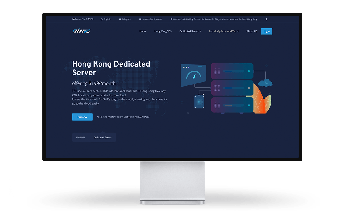CMIVPS – 香港直连VPS 带宽50M-100M 月付7美元插图
