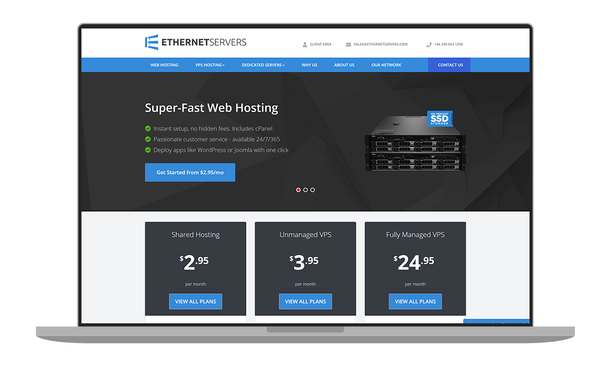 EtherNetServers – $25/年 4核4G 硬盘250G 6T 1Gbps 洛杉矶插图