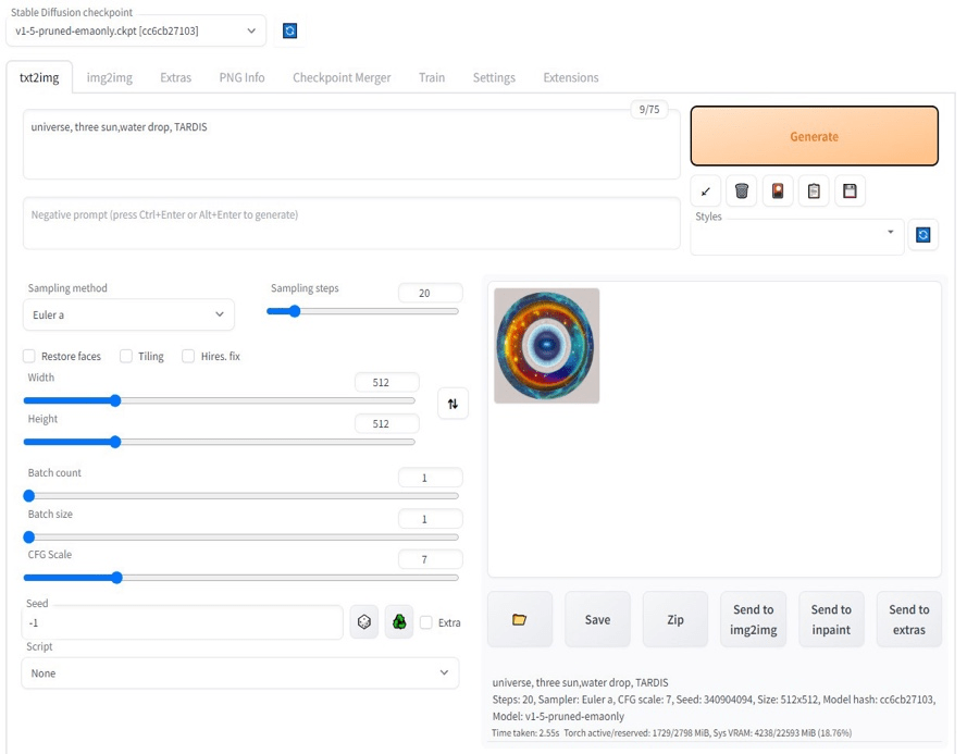 生花妙笔信手来 – 基于 SageMaker Notebook 快速搭建托管的 Stable Diffusion – AI 作画可视化环境插图13